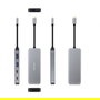 Nano Cable 10.16.1006 Docking Station USB-C 2xUSB 3.0, 1xHDMI 4K, 2xUSB-C, 1xUSB-C PD 100W Gris