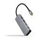 Nano Cable 10.16.1006 Docking Station USB-C 2xUSB 3.0, 1xHDMI 4K, 2xUSB-C, 1xUSB-C PD 100W Gris