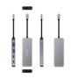 Nanocable Hub USB-C 6 en 1 Gris con HDMI 4K y PD 100W