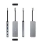 Nanocable 10.16.1006 Hub USB-C 6 en 1 Aluminio - 2x USB-A 3.0 + 2x USB-C + HDMI 4K@60Hz + Puerto USB-C PD de 100W - USB 3.2 Gen 1