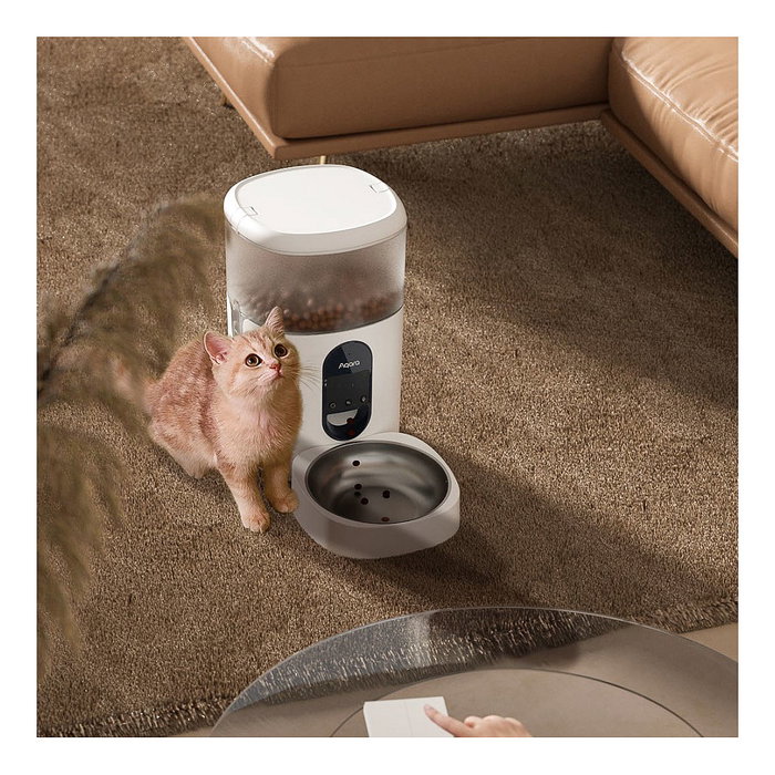 Aqara PETC1-M01 Comedero Automático para Mascotas, 4L, Blanco, Control por App, Batería/USB, Interior Aqara PETC1-M01 Comedero Automático para Mascotas, 4L, Blanco, Control por App, Batería/USB, Interior