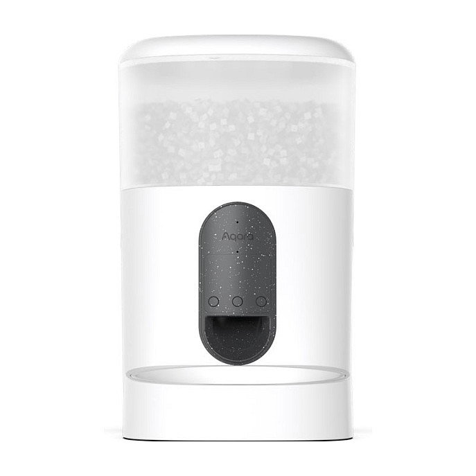 Aqara PETC1-M01 Comedero Automático para Mascotas, 4L, Blanco, Control por App, Batería/USB, Interior