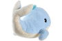 DKD Home Decor Peluche Ballena Narval Azul Celeste y Rosa 20 x 28 x 20 cm (6 Unidades)