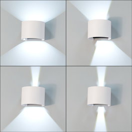 Aplique LED Exterior Blanco 10W 4000K IP65