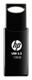HP 712w Unidad Flash USB 128 GB, USB Tipo A 3.2 Gen 1 (3.1 Gen 1), Negro