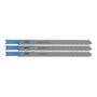 Wolfcraft Hojas de sierra de calar HSS con vástago en U para tubos metálicos de ø110 mm, 3 uds
