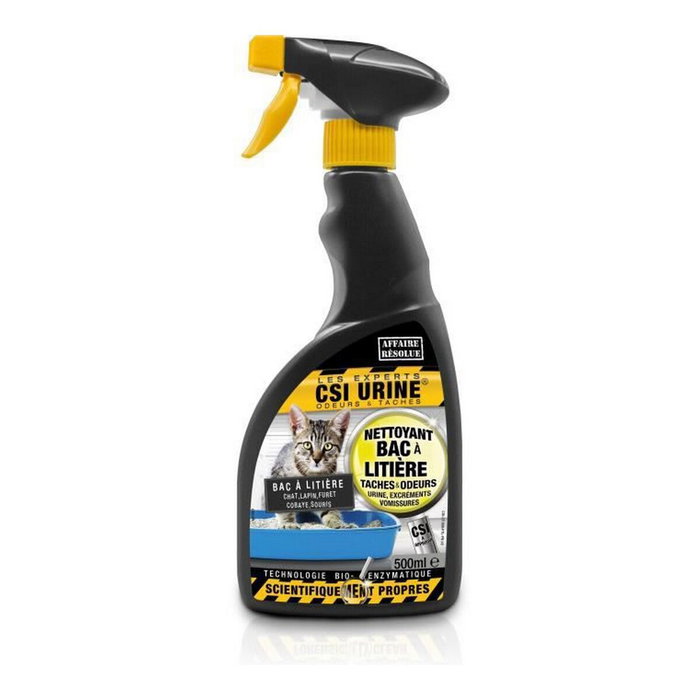 CSI URINE Limpiador natural especial para caja de arena Spray 500 ml CSI URINE Limpiador natural especial para caja de arena Spray 500 ml