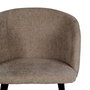 Silla Beige Tejido-Metal Salón 53 X 53 X 77 cm (Set de 2)
