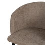 Silla Beige Tejido-Metal Salón 53 X 53 X 77 cm (Set de 2)