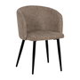 Silla Beige Tejido-Metal Salón 53 X 53 X 77 cm (Set de 2)