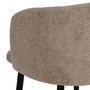Silla Beige Tejido-Metal Salón 53 X 53 X 77 cm (Set de 2)
