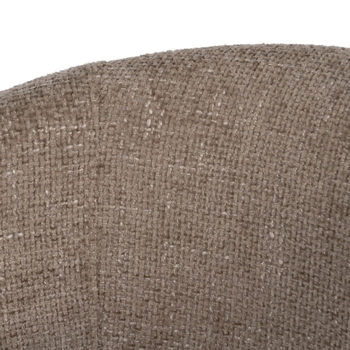 Silla Beige Tejido-Metal Salón 53 X 53 X 77 cm (Set de 2)