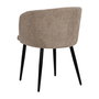 Silla Beige Tejido-Metal Salón 53 X 53 X 77 cm (Set de 2)