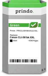 Prindo Cartucho de tinta negro PRICCLI581BKXXLG Green XXL