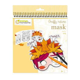 Cuaderno De Mascaras Avenue Mandarine Graffy Nature Trio 250G