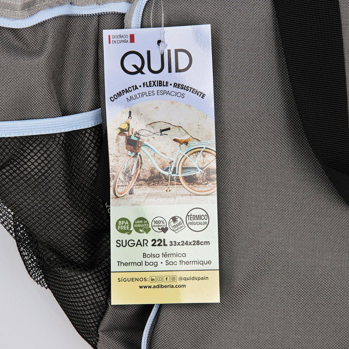 Bolsa Térmica Sugar Quid 33x24x28 cm - 22 L (6 Unidades)