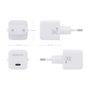Aisens Cargador GaN 25W USB-C Blanco