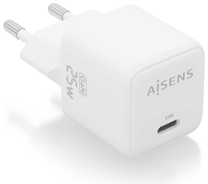 Aisens Cargador GaN 25W USB-C Blanco