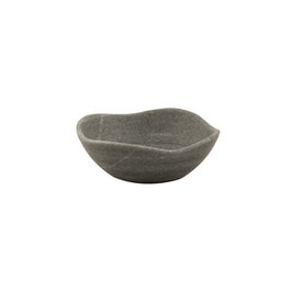 Summa Premium SUPIEDRA Bol Gris 14 cm para Vajilla, Modelo Gris, Diámetro 14 cm x Alto 4 cm, Material Piedra (Set de 4)