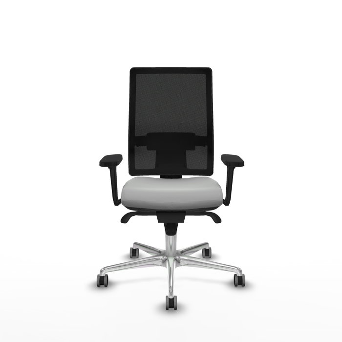 PIQUERAS Y CRESPO Silla de oficina Horna con Mecanismo Sincro, Gris claro y Negro PIQUERAS Y CRESPO Silla de oficina Horna con Mecanismo Sincro, Gris claro y Negro