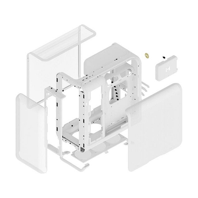 HYTE X50 Air Blanco Midi Tower