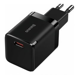 Baseus Palm 30W Cargador Rápido USB-C Pared Negro 30W