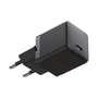 Baseus Palm USB-C 30W Power Delivery Cargador Pared Interruptor Negro - Para 1 Dispositivo, 100-240V EU