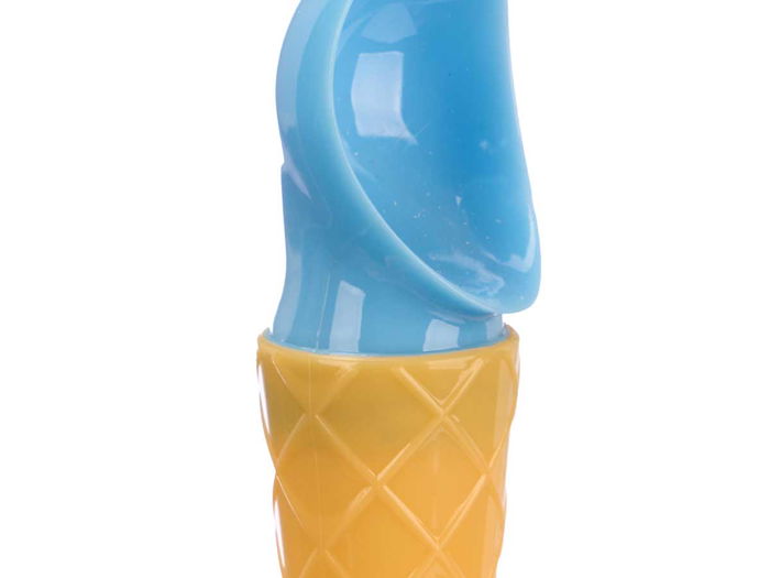 Leknes Cuchara Cono Helado Surtidos Colores 4.5x19.5x4.5 cm (Set de 24)