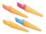 Leknes Cuchara Cono Helado Surtidos Colores 4.5x19.5x4.5 cm (Set de 24)