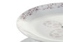 DKD Home Decor Frutero Pixel Love de 3 Pisos en Porcelana y Metal Rosa/Blanco