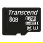 Transcend Tarjeta de Memoria microSDHC 8GB Clase 10 UHS-I, 90 MB/s, Blister Individual