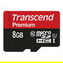 Transcend Tarjeta de Memoria microSDHC 8GB Clase 10 UHS-I, 90 MB/s, Blister Individual