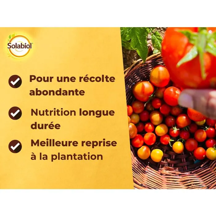 Solabiol SOTOMY15 Fertilizante de Tomate y Frutas Vegetales - 1.5 Kg Solabiol SOTOMY15 Fertilizante de Tomate y Frutas Vegetales - 1.5 Kg