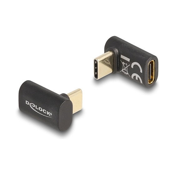 DeLOCK Adaptador USB Type-C 40 Gbps 8K 60 Hz PD 3.0 100 W Angular Antracita DeLOCK Adaptador USB Type-C 40 Gbps 8K 60 Hz PD 3.0 100 W Angular Antracita