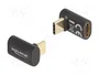 DeLOCK Adaptador USB Type-C 40 Gbps 8K 60 Hz PD 3.0 100 W Angular Antracita