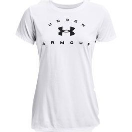 Camiseta de Manga Corta Mujer Under Armour 1369864-100 Blanco (XS)