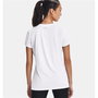 Camiseta de Manga Corta Mujer Under Armour 1369864-100 Blanco (XS)