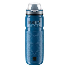 Elite Nanofly 0-100 - Botella Térmica Comprimible 550ml, Mantiene Frío/Calor 4h, Bote Deportivo Ciclismo WorldTour
