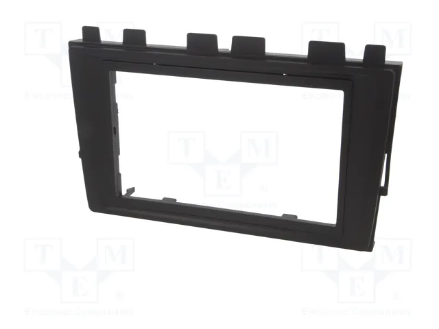 ACV Bastidor de montaje de radio 2 DIN negro para VW