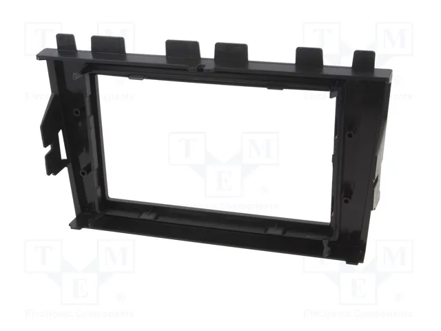 ACV Bastidor de montaje de radio 2 DIN negro para VW