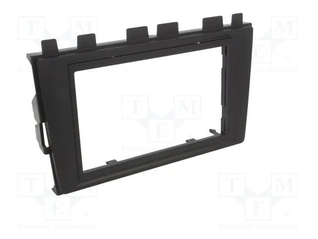 ACV Bastidor de montaje de radio 2 DIN negro para VW