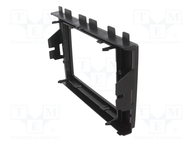 ACV Bastidor de montaje de radio 2 DIN negro para VW