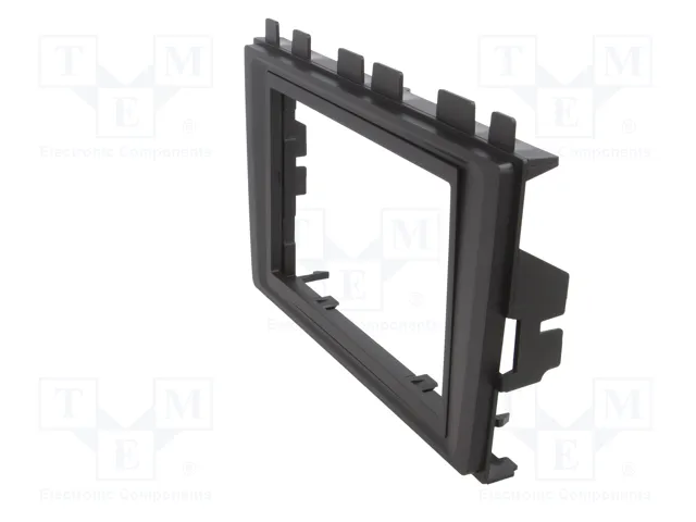 ACV Bastidor de montaje de radio 2 DIN negro para VW