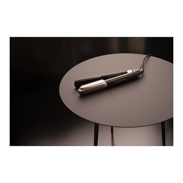 Rowenta Ultimate Experience Premium SF8230F0 Plancha de Pelo Cerámica, Negro/Cobre, 120-200°C, 25s Calentamiento, Apagado Automático