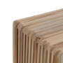 Ixia Pack de 2 Peanas Natural de Madera de Teca Bellamonte