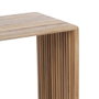 Ixia Pack de 2 Peanas Natural de Madera de Teca Bellamonte