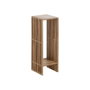 Ixia Pack de 2 Peanas Natural de Madera de Teca Bellamonte