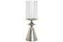 DKD Home Decor Portavela Plateado 21 x 67 x 21 cm