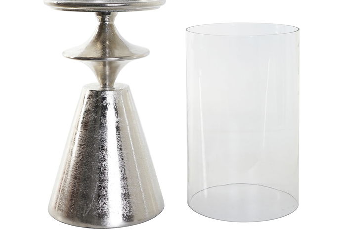 DKD Home Decor Portavela Plateado 21 x 67 x 21 cm