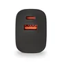 NGS BUD 33W Cargador de Pared GaN con USB-C y USB-A Negro